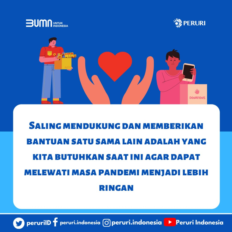 Saling Mendukung dan Memberikan Bantuan Satu Sama Lain