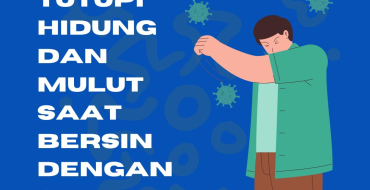 Tutup Hidung dan Mulut Saat Bersin Dengan Siku