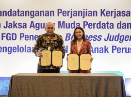 Penandatanganan Perjajian Kerjasama Kejagung Peruri