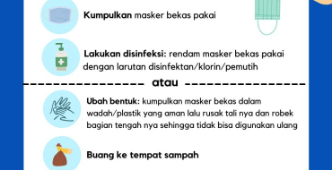 Cara Kelola Limbah Masker Bekas Pakai