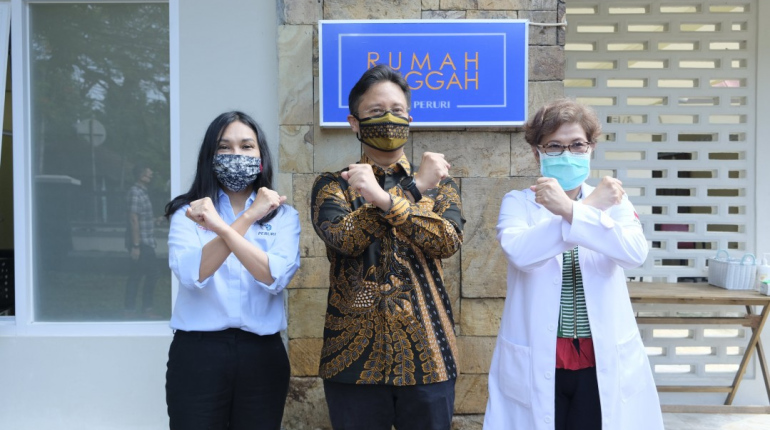 Peruri Resmikan Rumah Singgah Bagi Tenaga Medis